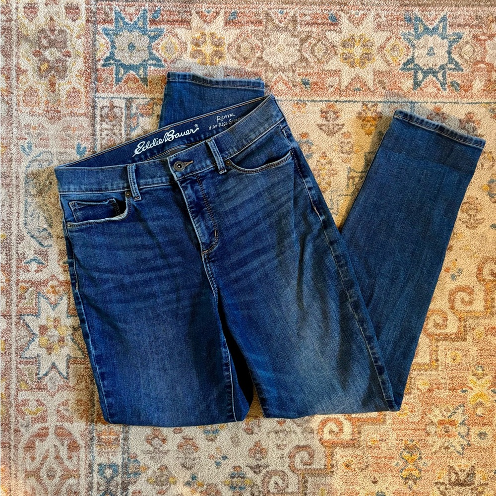 Eddie Bauer Women's Indigo Straight Leg Jeans